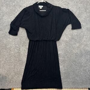 Vintage 70s 80s Dress 14 Whimsigoth Witchy Dark Academia Minimalist Crinkle